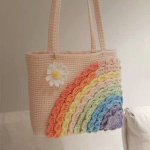 Crochet tote bag collection