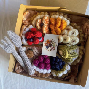 Handmade Crochet Cake Slice - Choose Your Soft Yarn Dessert Style